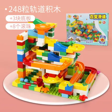 Duplo фигурки мраморный гоночный бег сделай сам лабиринт шар совместимый с Duplos