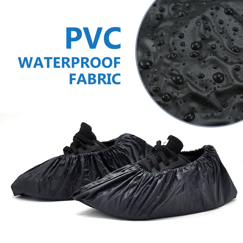 Sunvo резиновые утолщенные дождевые бахилы многоразовые для мужской обуви Водонепроницаемые Синие черные эластичные сапоги защитные чехлы