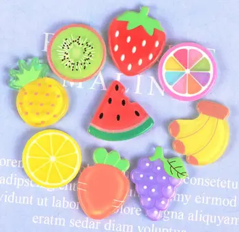 

Flatback simulation Kiwi strawberry lemon Fruit Slice,Fruit Planar Slice,Resin Cabochons,Resin Miniatures,Home DIY Supplies