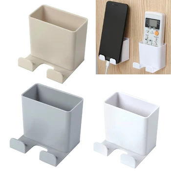 

Multifunction Wall-mounted Air Conditioner /TV Remote Control Storage Box Home Hotel bedroom Storage Rack Holder 3 Colors