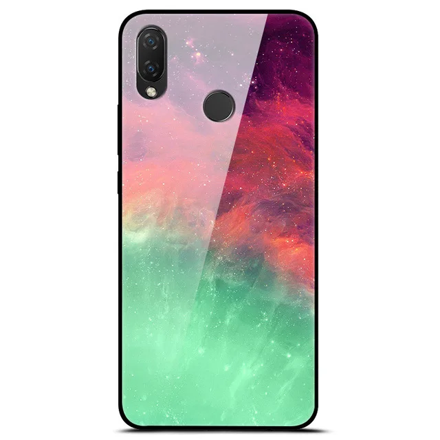 24 Для huawei P Smart чехол Модный чехол с узором из закаленного стекла чехол для huawei P Smart чехол-Бампер для huawei P Smart - Цвет: 24