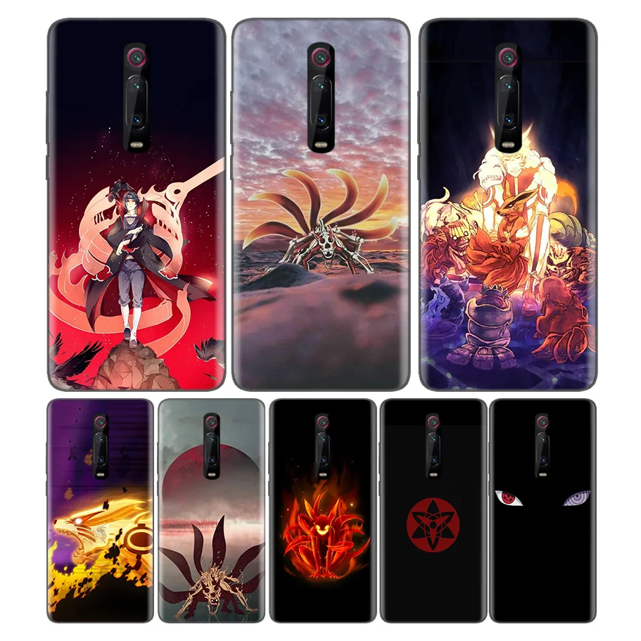 

Black Soft Silicone Bag Cover Case for Xiaomi Mi 9T CC9 Redmi 4 4X 5 6 6A 7 7A Note Plus K20 Pro F1 Tampa Fall Hokage Naruto Kak