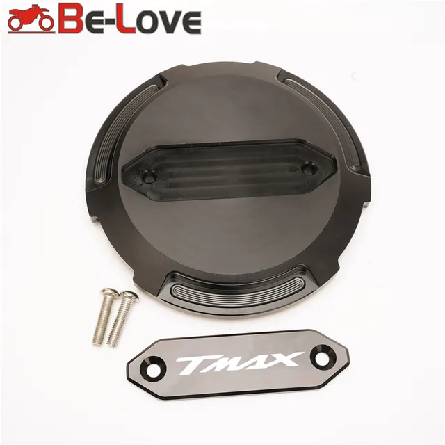 Modeer Compatible con Tmax 530 SX DX Tmax 560 Tech Max Todos los años Motocicleta Pinzas de Freno Adaptador Pinzas de Freno Soportes de Rotor Tmax530 Tmax560 Techmax Accesorios (Negro-1