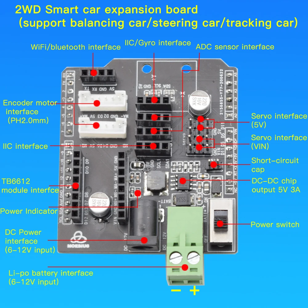 HC 06 Bluetooth APP контроллер со скетчем UNO R3 для Arduino TB6612 мотор драйвер платы 2 колесные