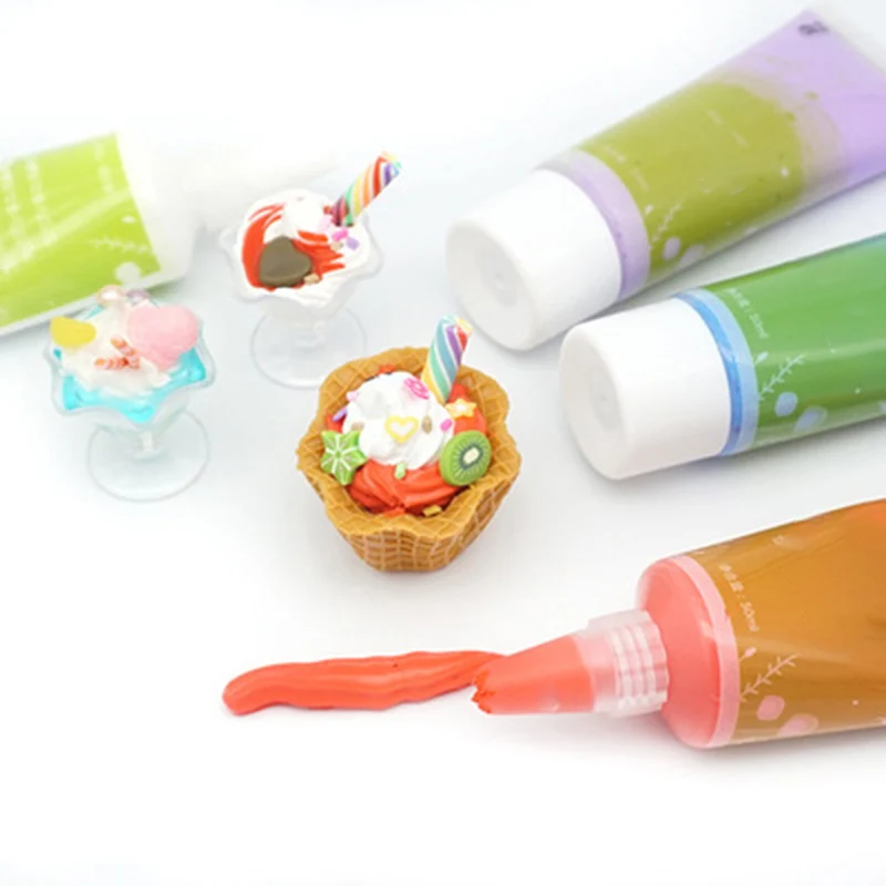 Материал глина 50 мл антифриз крем гель DIY Kawaii кекс сотовый Чехол для телефона Декор Высокое качество DIY ремесла