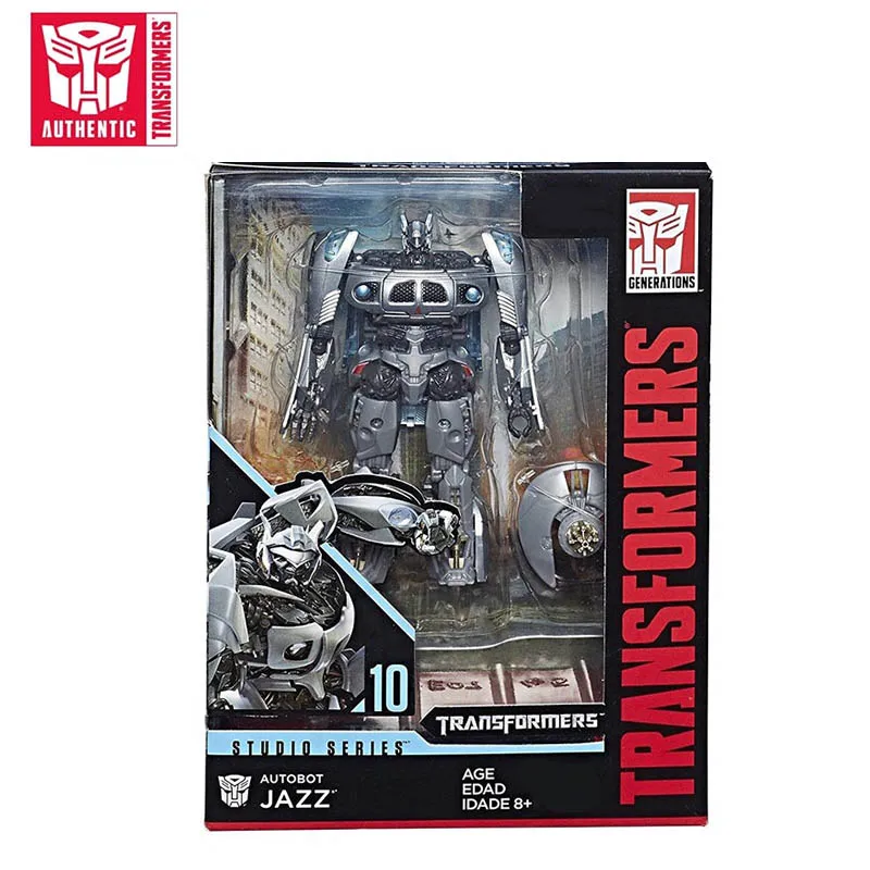 11 см Трансформеры Jazz Studio серия фигурки SS10 ПВХ Трансформационные Игрушки Робот автомобили Autobot рождественские подарки для детей