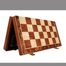 Vintage Chess Gifts Table Pieces Wood Large Chess Set Gifts Foldable Handmade Professional Japanese Juegos De Mesa Sports QXF5