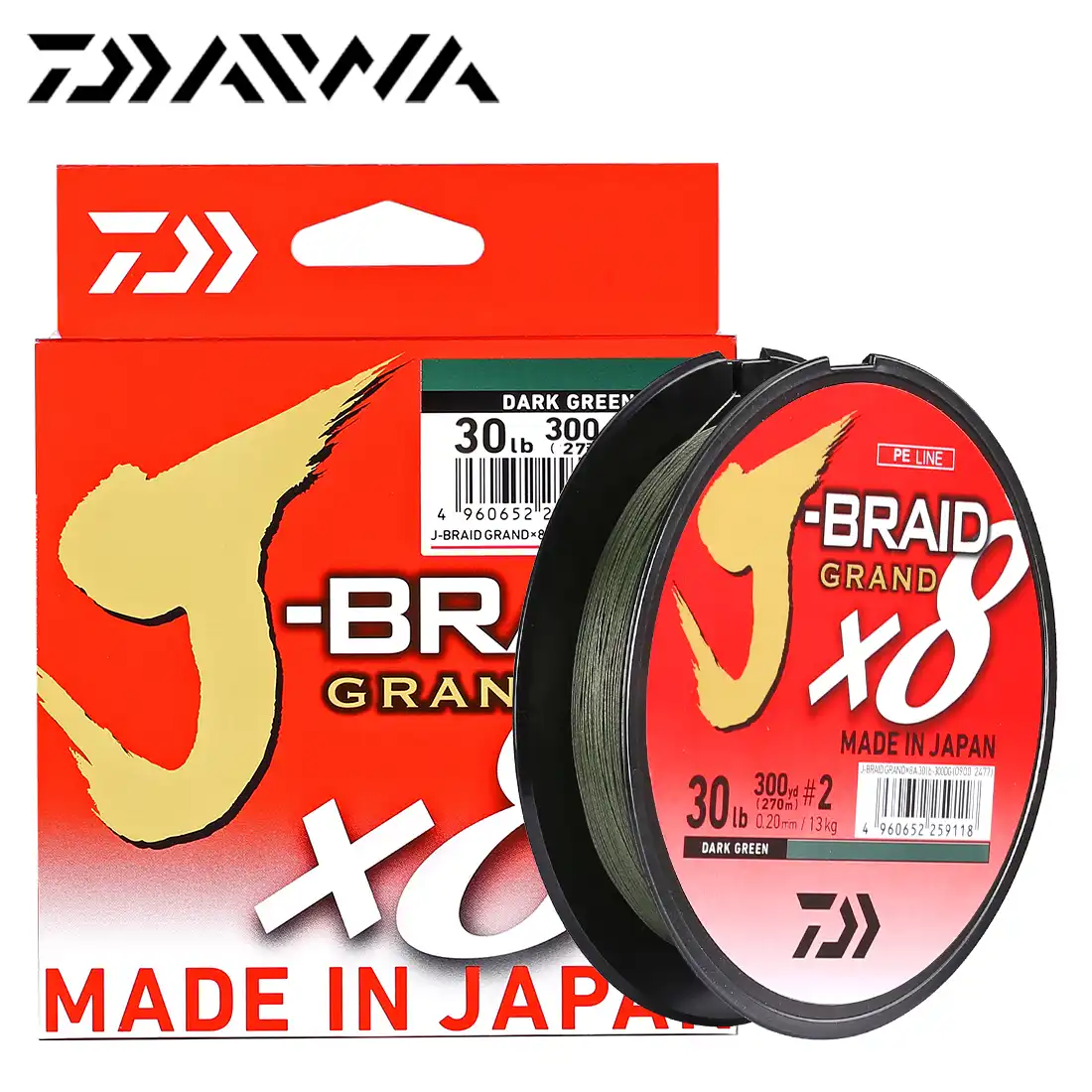 New Original Daiwa J Braid Grand Fishing Line 135m 270m 8 Strands Braided Pe Line Fishing Tackle 18 25 30 35lb Made In Japan Fishing Lines Aliexpress