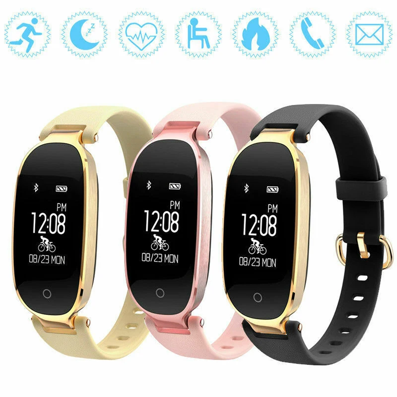 S3 Color Business Lady Smart Wristbands IP67 Waterproof Fitness Bracelet Heart Rate Monitor Smartband Female Women Watch Ban S3 Color Business Lady Smart Wristbands IP67 Waterproof Fitness Bracelet Heart Rate Monitor Smartband Female Women Watch Ban