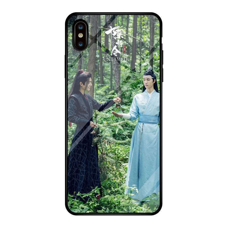 03 Wei WuXian Lan WangJi CHEN QING LING защитный чехол для телефона из закаленного стекла Xiao Zhan Wang Yibo - Цвет: 03