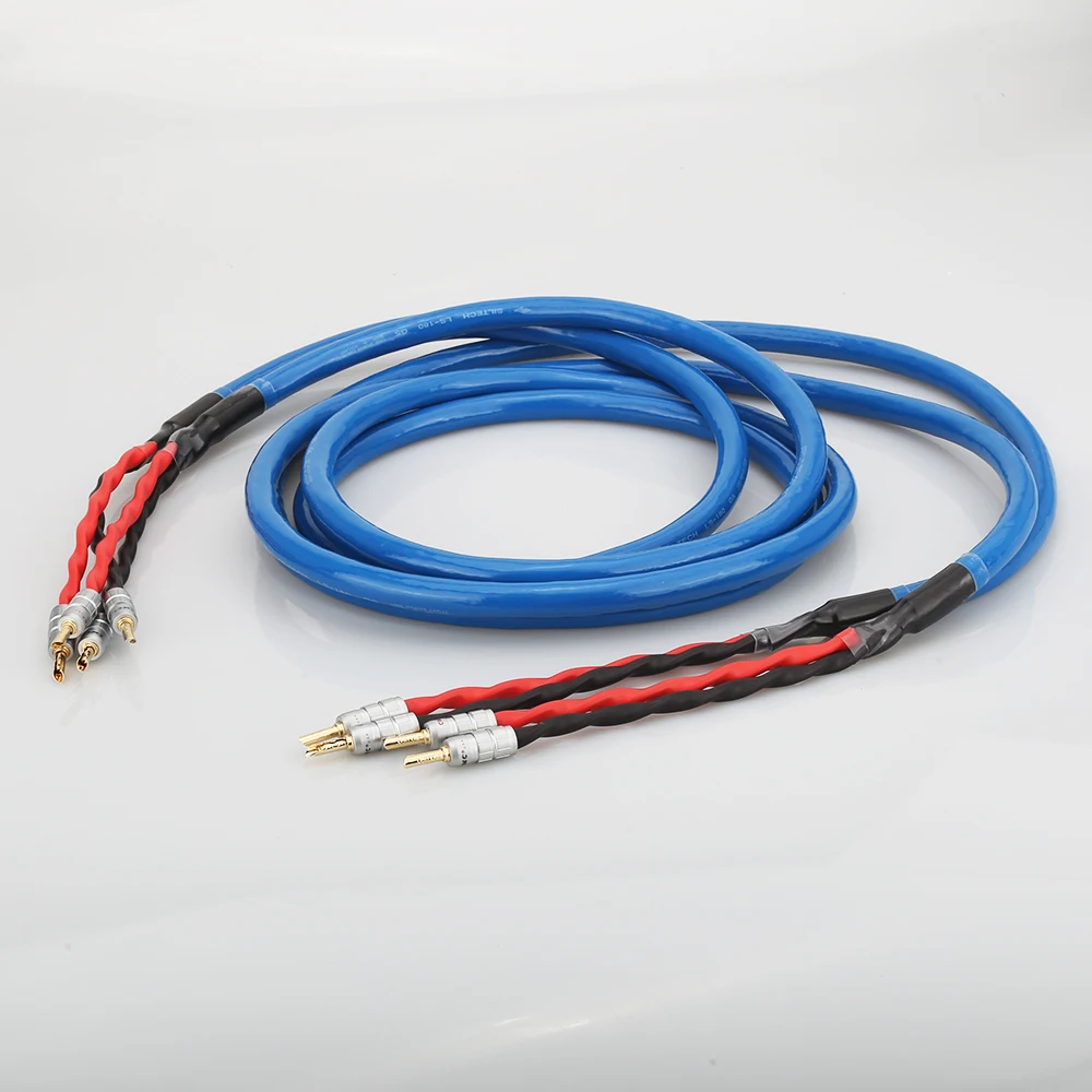 Пара Hifi аудио серебро-золото LS-1 G5 аудиофилов кабель колонки