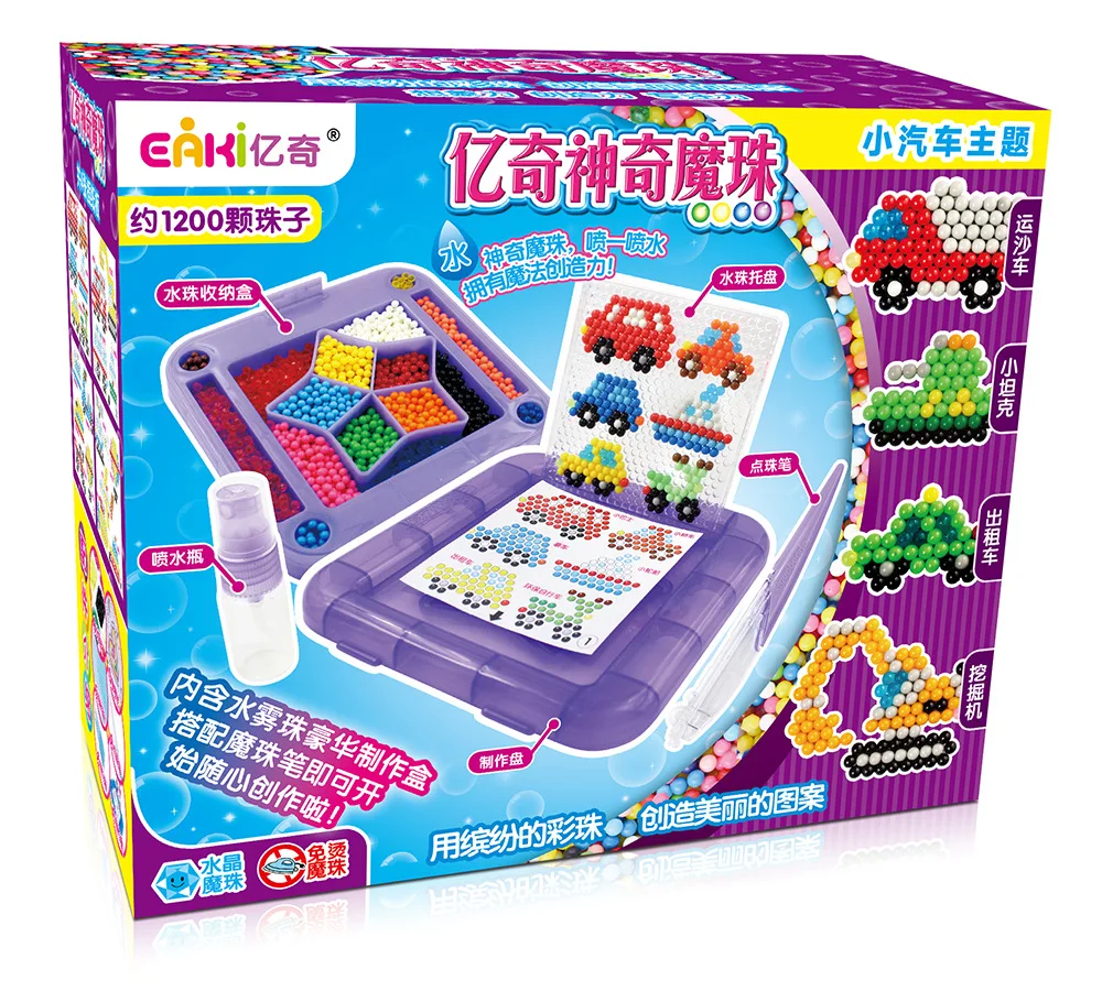 EAKI, волшебные шарики-распылители воды, детские 3D игрушки, Набор для творчества, Обучающие Детские 3D пазлы, игрушки для детей на день рождения, рождественские подарки - Цвет: N-SWL 1003