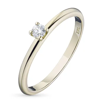 

Yellow gold ring with a diamond e0301kts10181600