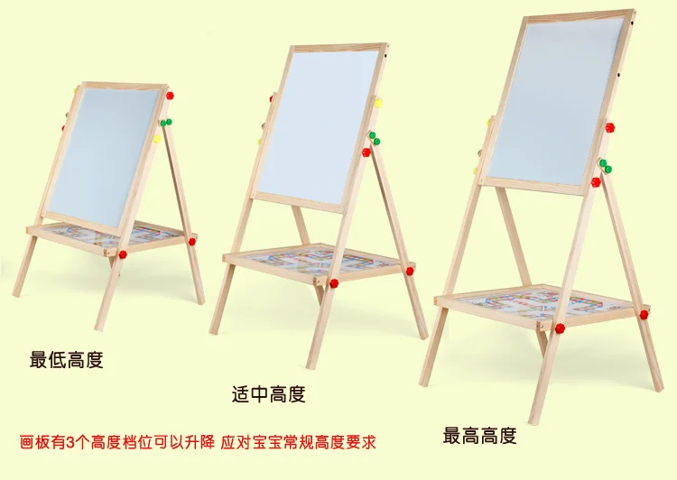 Классная доска на лямках для домашних детей, маркерная ручка, Wipable of Blackboard Whiteboard, детский двухсторонний блокнот для рисования