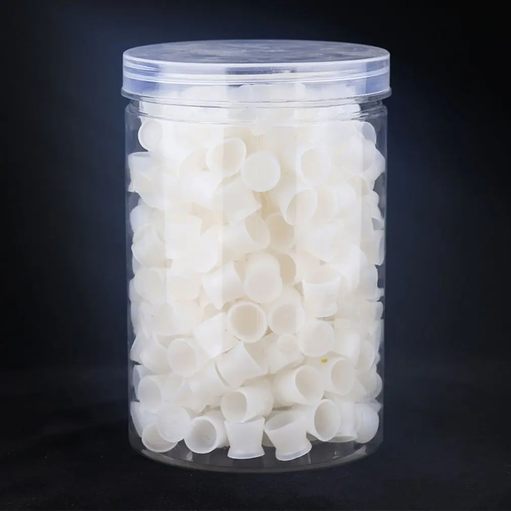 

Tattoo equipment disposable colored silicone Color cup With base Food grade silicone Material healthy Professional tools