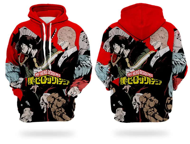 Толстовки с объемным рисунком; WHOSONG; Boku No hero Academy; крутая одежда; коллекция года; популярные Семейные комплекты с героями мультфильмов