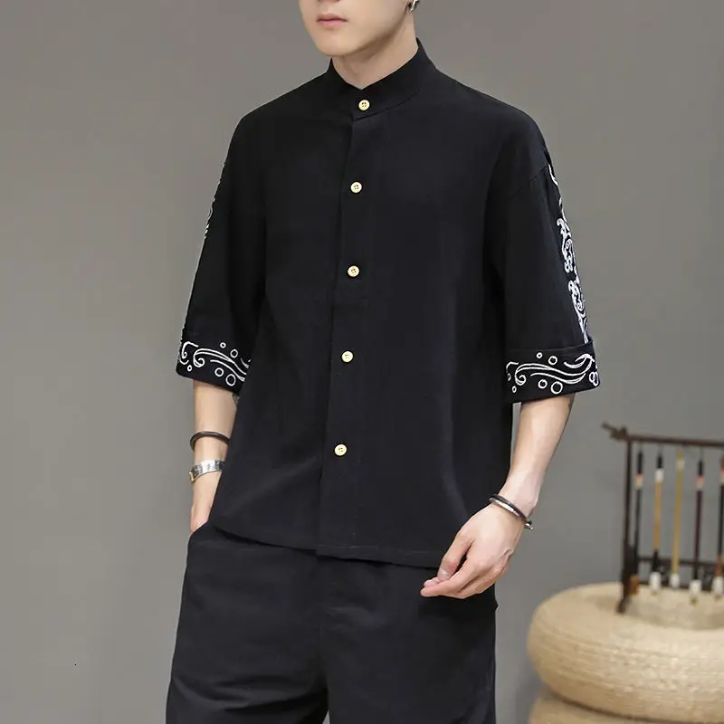 camisas chinas para hombre