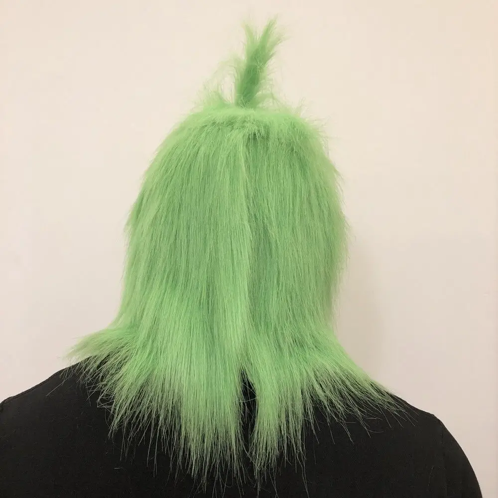 Как Grinch украли Рождественский наряд костюм взрослых мужчин Рождественская вечеринка Косплей Санта Grinch костюмы маска шлем