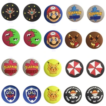 

2 pc Joystick Cover Thumb Stick Grip Cap For Pokemon Pocket Monster Game Nintend Switch NS Joy-Con Controller Gamepad Case