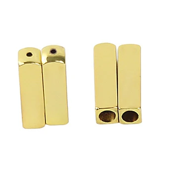 

4pcs/set DIY Hoodies Replacement Screw On Metal Aglet Jackets Accessories Zinc Alloy Sweats Polished Mirror Gold Decorative