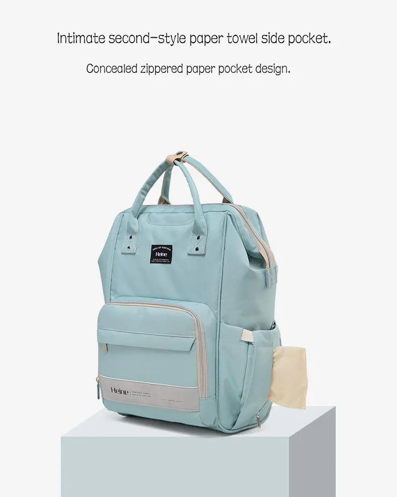 Новая модная сумка для мам, рюкзак, многофункциональная Большая вместительная сумка для беременных, водонепроницаемая сумка для подгузников, дорожная сумка для детской коляски