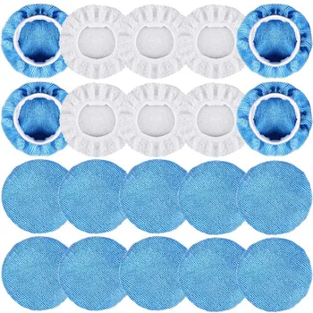 

20 Packs Car Polisher Pad Bonnet Set(5 To 6 Inches)Waxing Bonnet Towel for Car Polisher