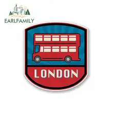 EARLFAMILY 13cm x 13cm for Bus London Funny Car Stickers RV VAN DIY Fine Decal Vinyl JDM Sunscreen Waterproof Car Accessories