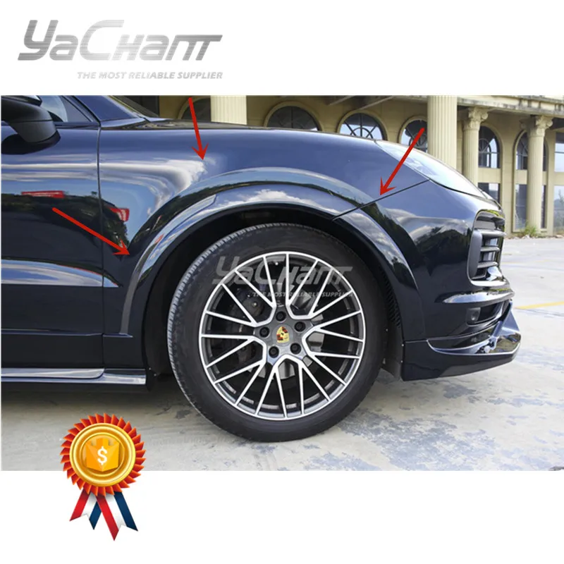 

Car-Styling Carbon Fiber/Portion Carbon Fiber Front and Rear Over Fender Flare Fit For 2018-2020 Cayenne 9Y0 YC D Wheel Arch