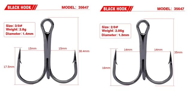 10pcs - 12X - Hameçon Triple Barbelé En Acier à Haute Teneur En Carbone, Crochet De Pêche Solide, Super Pointu, Taille Standard, Vente En Gros | Rakuten