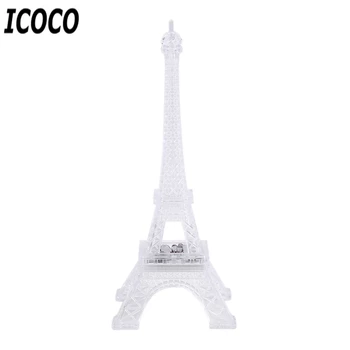 

ICOCO 1pcs 7 Color Changing Eiffel Tower LED Night Light Desk Table Romantic Mood Light Table Lamp Bedroom Decor Romatic Gift