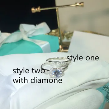 

TSHOU212 Round crystal fashion jewelry set shiny zircon necklace earrings ring set jewelry