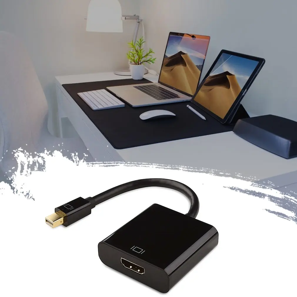 Мини-адаптер DP к HDMI M/F Thunderbolt Mini DisplayPort к HDMI кабель для MacBook Pro Air iMac 1080p проектор N020