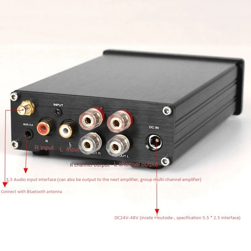 APTX QCC3008 Bluetooth усилитель o Amp TPA3255 325Wx2 Класс D Hifi мощности HIY звуковой