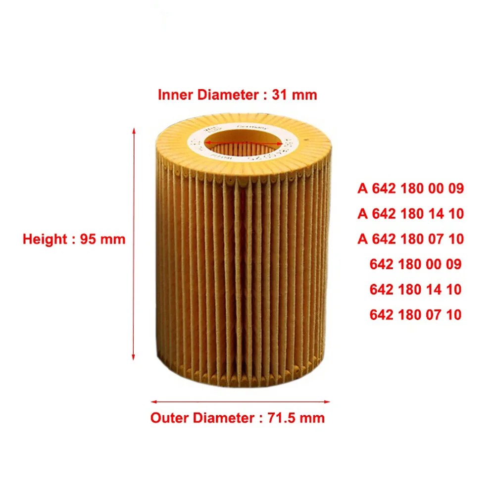 For Mercedes S211 W164 W221 W211 W251 280 320 CDI For Jeep Grand Cherokee Engine Oil Filter car accessories car oil filter car filter