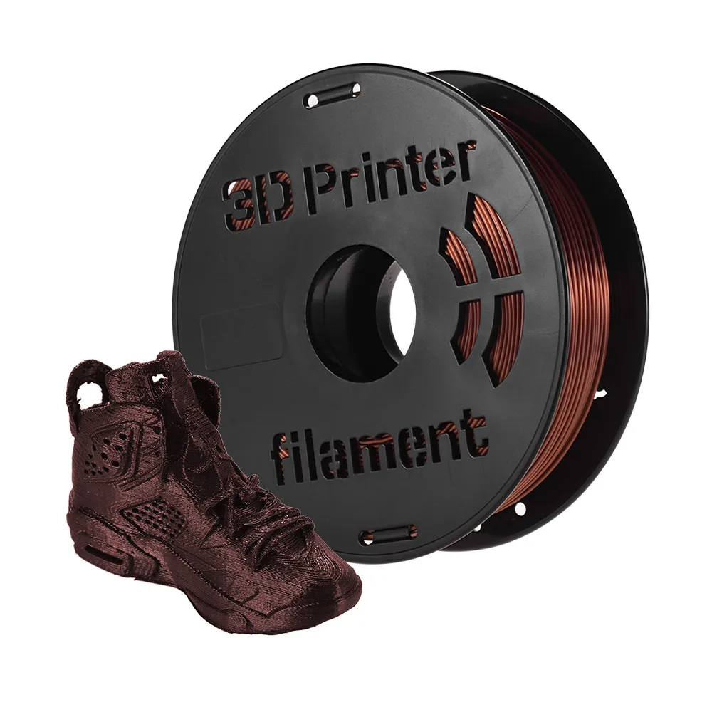 Anet PLA 3d принтер нить измерения Точность без засорения расходные материалы для печати 1,75 мм PLA нить диаметром 1 кг катушка