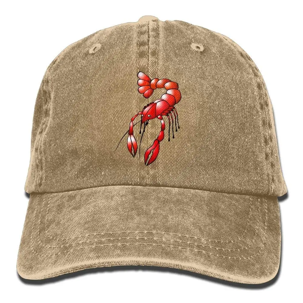 TSDFCCrawfish джинсовая кепка Регулируемая Мужская мини бейсболка