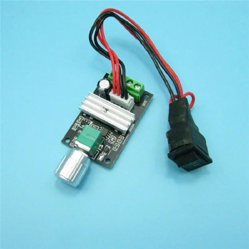 DC 6V~24V 9V 12V18V 3A PWM DC Motor Speed Controller CW CCW Reversible Switch