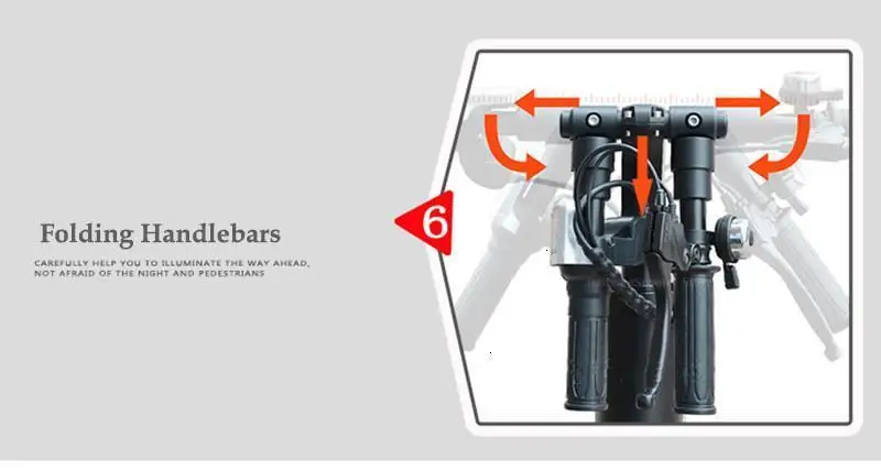 Daibot Folding Electric Scooter 3 Wheel Electric Scooters 48V 350W Three Wheel Electric Tricycle For ElderlyLadies (3)