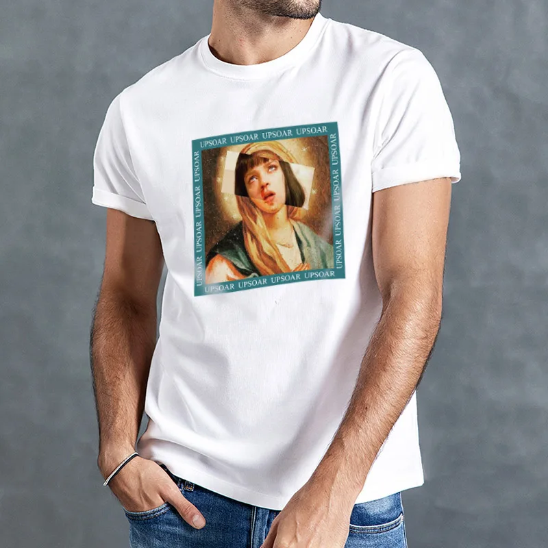 Man‘s Tshirt Men Funny Print Loose O-Neck Fashion Man Clothes Summer Short Sleeve Top Tees Streetwear | Мужская одежда