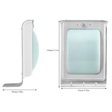 Устойчивая к атмосферным воздействиям энергосберегающий 16 светодиодный солнечный Мощность энергии инфракрасный датчик движения из PIR садовый светильник на открытом воздухе светильник