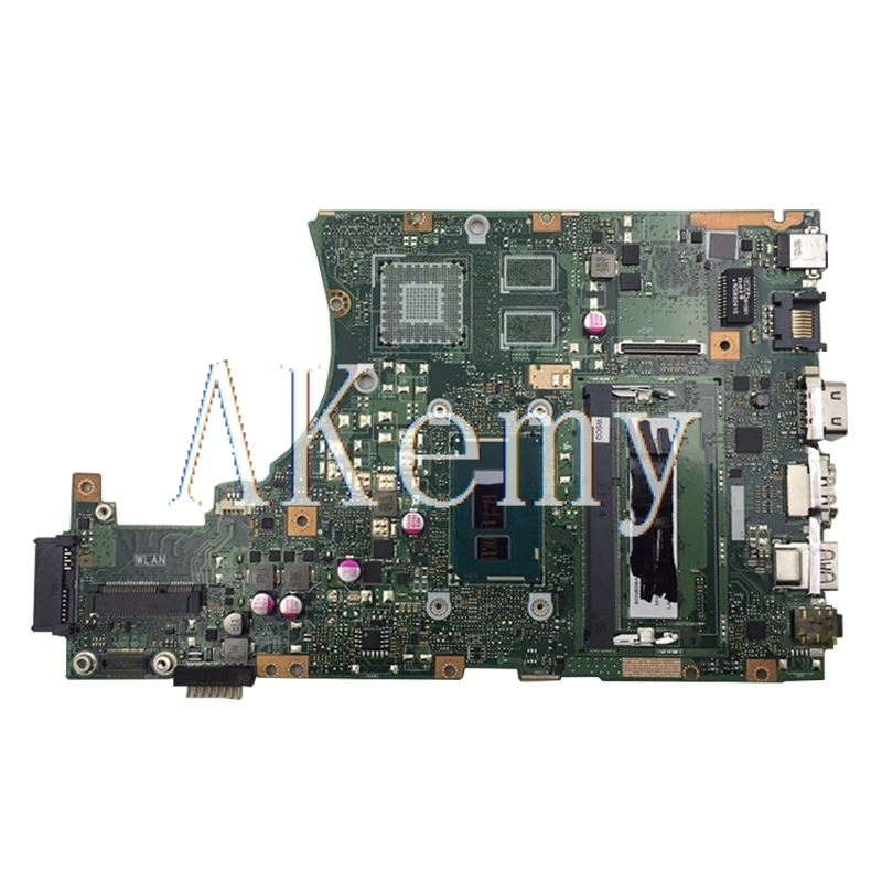 AKEMY X455LA материнская плата для ноутбука ASUS X455LAB X455LJ X455LD X455LF X455LB материнская плата ТЕСТ ОК i3-5005 процессор 4 Гб ОЗУ
