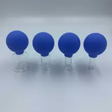 Резиновая головка стеклянный вакуумный массажер для тела в виде банок ventosa присоски стеклянные вакуумные присоски банки для терапии Набор банок для массажа