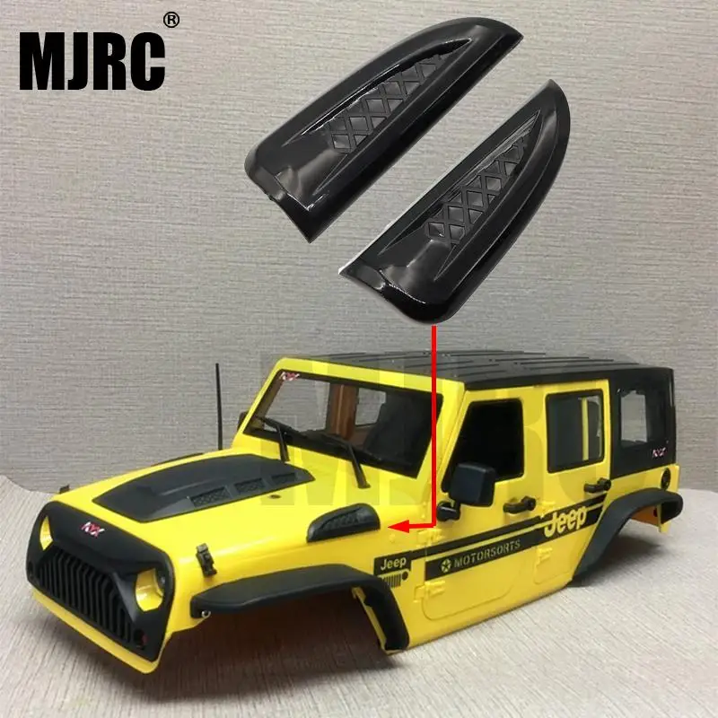 

RC car air intake grille side engine air inlet for 1/10 RC tracked axial SCX10 90046 Jeep Wrangler Rubicon body shell exhaust