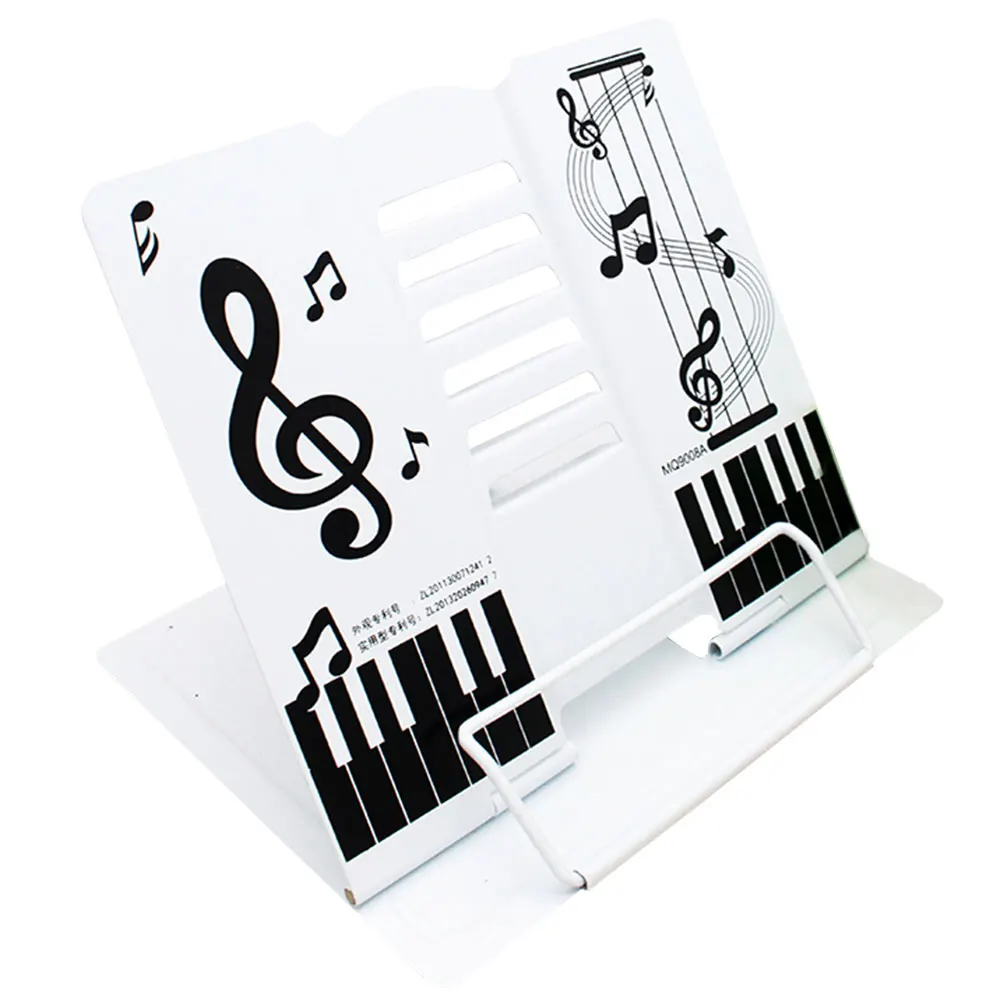 

Holder Folding Stable Adjustable Book Stand School Portable Anti-slip Reading Rest For Home Multifunctional Bookends Metal