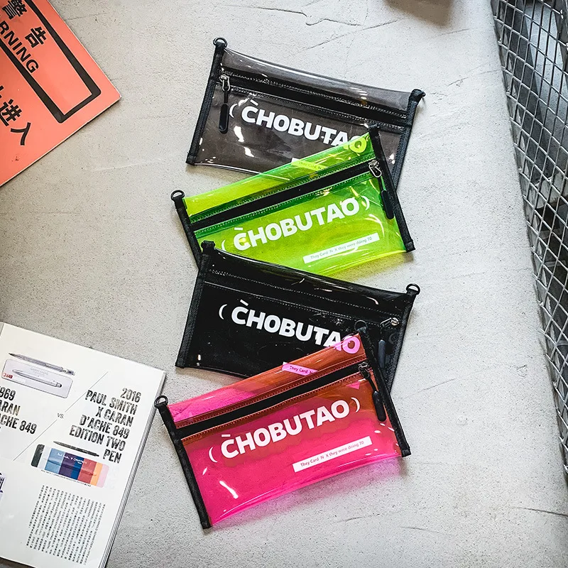 

2019 Summer New Style Jelly Mobile Phone Bag PVC Plastic Fashion Cool Style One-Shoulder Oblique Bag Women's PVC Transparent Pac