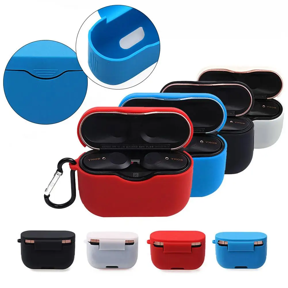 

Protective Case Cover Bluetooth Headphone Storage Cover for Sony WF-1000XM3 Headset Silicone Earphone Protective Case Accessory
