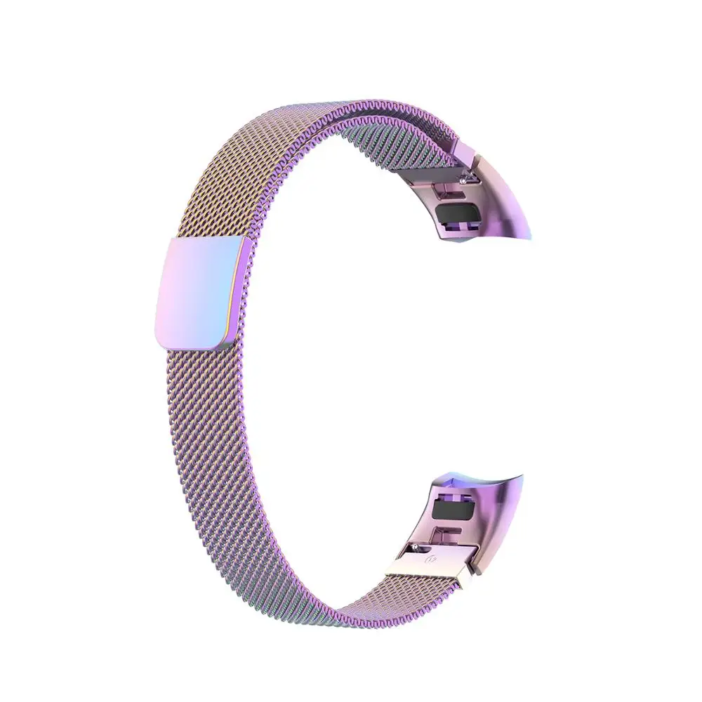 multicolor Torntisc сменный магнитный с миланским плетением ремешок из нержавеющей стали для honor band 4 и hornor band 5 - Цвет: multicolor