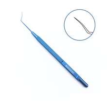 Офтальмологический титановый инструмент 0,7 мм полуострый наконечник репозитор Synechiae шпатель для глаз инструменты