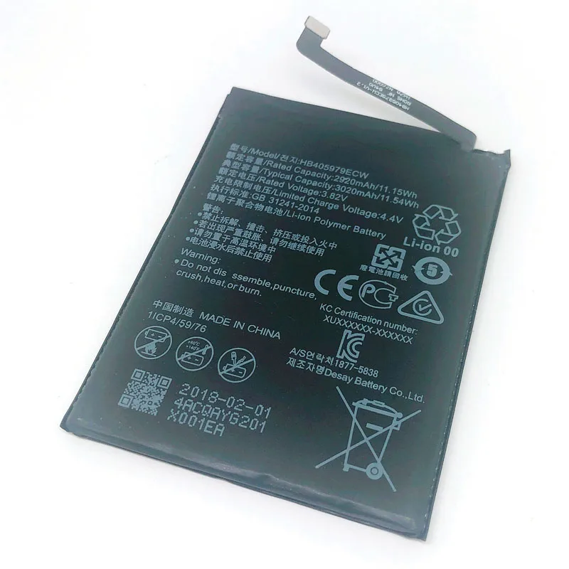 

HB405979ECW Battery For Huawei Nova CAZ-AL10 TL00 Enjoy 6S Y6 Pro Y5 2017 P9 Lite Mini Honor 6 play 6C 6A 8A JAT-LX3 LX1 L41 L29