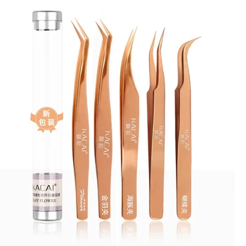 

KACAI stainless steel Mink eyelash extension tweezers professional Volume Eye Lashes Tweezers make up tool eyebrow tweezer